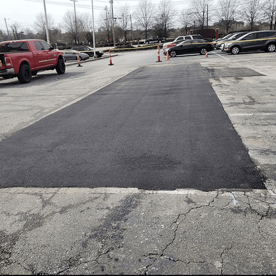 parking lot asphalt repair