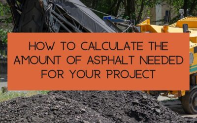 How to Calculate the Amount of Asphalt Needed for Your Project