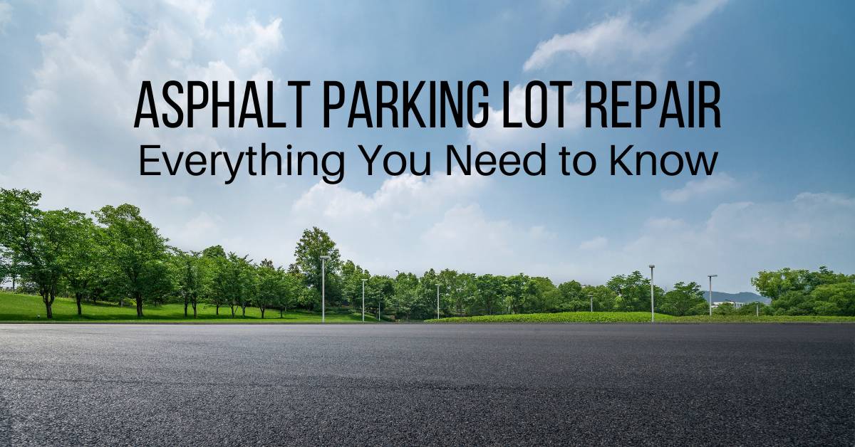 Asphalt Parking Lot Repair: Everything You Need To Know