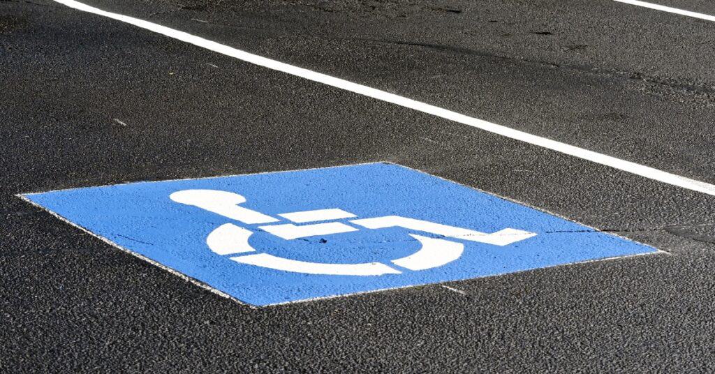 accessible parking sign