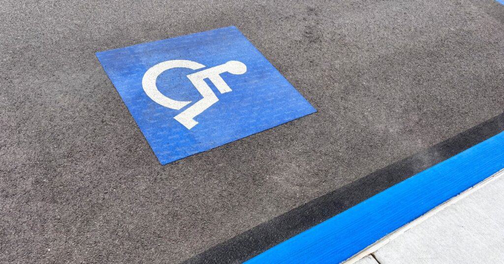 accessible parking sign