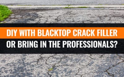 DIY With Blacktop Crack Filler Or Bring In The Professionals?